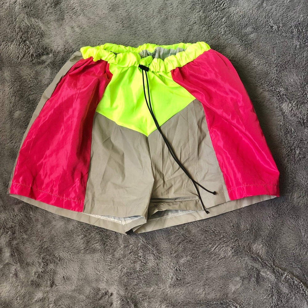 Reflective Windbreaker Shorts - Picture 2 of 4
